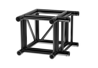 Litecraft Truss LT44B HD3 C21, 2-Weg Winkel 90°, in RAL9005 schwarz matt, inkl. Verbindersatz