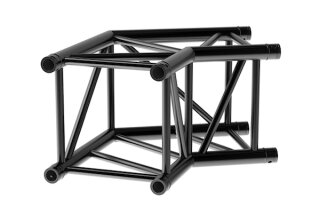 Litecraft Truss LT44B HD3 C22, 2-Weg Winkel 120°, in RAL9005 schwarz matt, inkl. Verbindersatz