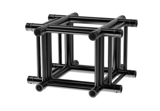 Litecraft Truss LT44B HD3 C41, 4-Weg Kreuz, in RAL9005 schwarz matt, inkl. Verbindersatz