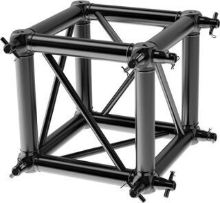 Litecraft Truss LT44B HD3, Boxcorner, in RAL9005 schwarz matt, inkl. 8 Halbkonis, Trusspins