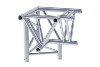 Litecraft Truss LT43P C34, 3-Weg Winkel 90° links, Spitze oben, inkl. Verbindersatz