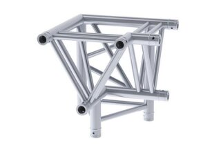 Litecraft Truss LT43P HD3 C33, 3-Weg Winkel 90° links, Spitze unten, inkl. Verbindersatz