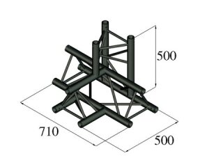 Alutruss Trilock S-PAT-42 4-Weg-Stück Abgang unten