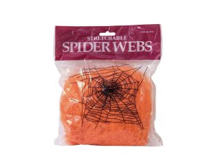 Europalms Halloween spider web orange 50g UV active