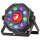 JB Systems Rave Spot, Multieffekt-RGB-LED-Scheinwerfer, 9x 4 Watt RGB+UV, 1x 30 Watt COB RGB-LED, 21x 0,5 Watt Strobe-LEDs