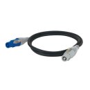 DAP-Audio P-Con Stromkabel, 3x 1,5mm², blau/weiss, 0,5m