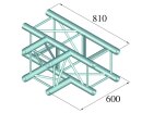 Alutruss Quadlock TQ390-QQT35 3-Way T-Piece