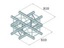 Alutruss Quadlock TQ390-QQC41 4-Wege Kreuzung