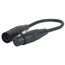 DAP-Audio Kabeladapter, 5pol XLR männlich auf 3pol...