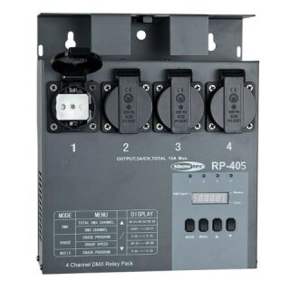 Showtec RP-405 MKII Relay pack, Switchpack für LED-Effekte