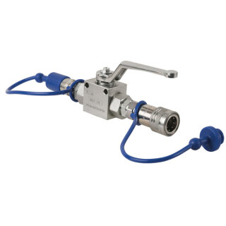 Showtec CO2 3/8 Q-Lock Shut off valve, Verschlussventil zum Auswechseln von Flaschen