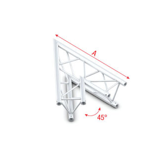 Milos Deco-22 Triangle Truss, Corner, ACM19, 45° corner