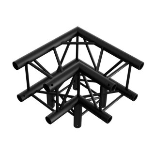 Milos Pro-30 Square F Truss, Corner 3-way, QLF30, 90° corner, black