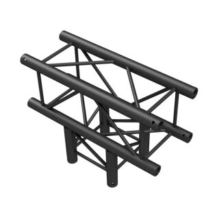 Milos Pro-30 Square F Truss, T-Cross 3-way, QTF35, 90° corner, black