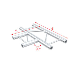 Milos Pro-30 Step F Truss, T-Cross, HF35, 90° corner, horizontal