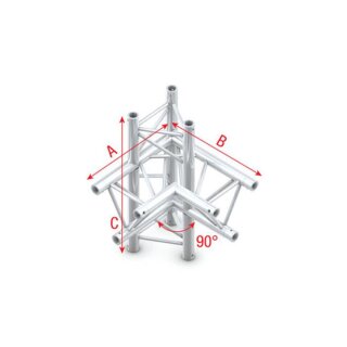 Milos Corner 90° up/down, right 71 cm, Pro-30 Triangle P Truss