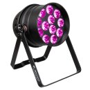 JB Systems LED Par12-6in1, 12x 20 Watt RGBLA+UV LED, 17 Grad Abstrahlwinkel, DMX