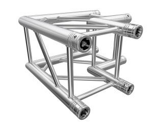 Global Truss F34P, 4-Punkt Traverse, 2-Weg Ecke C21 90°