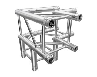 Global Truss F34P, 4-Punkt Traverse, 3-Weg Ecke C30 90°