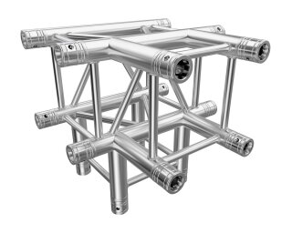 Global Truss F34P, 4-Punkt Traverse, 4-Weg Ecke T40