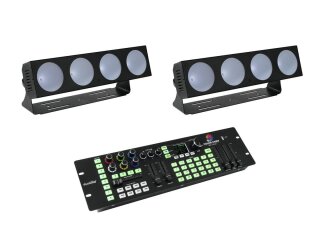 Eurolite Set 2x LED CBB-4 + DMX LED Color Chief Controller