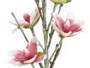 Magnolienzweig (EVA), weiß-rosa