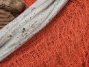 Deco fabric, broad, orange, 76x500cm