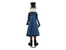 Snowman with Coat, Metal, 150cm, blue
