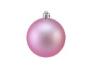 Deco Ball 7cm, pink, matt 6x
