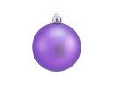 Deco Ball 7cm, purple, matt 6x