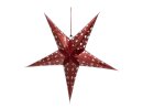 Star Lantern, Paper, red, 75 cm