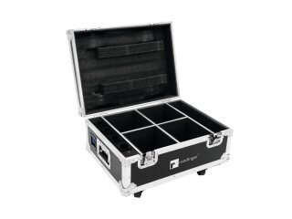 Roadinger Flightcase 4x AKKU UP-4 QuickDMX mit Ladefunktion