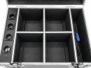 Roadinger Flightcase 4x AKKU UP-4 QuickDMX mit Ladefunktion