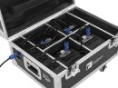 Roadinger Flightcase 4x AKKU UP-4 QuickDMX mit Ladefunktion