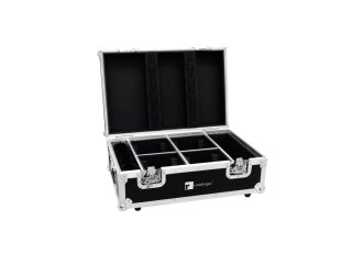 Roadinger Flightcase 4x AKKU TL-3 Trusslight QuickDMX with charg