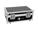 Roadinger Flightcase 4x AKKU TL-3 Trusslight QuickDMX mit...