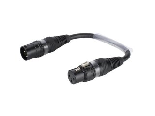 Sommer-Cable Adapterkabel 3pol XLR(F)/5pol XLR(M), 0,15m