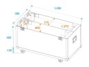 Roadinger Flightcase 2x LCD ZL60