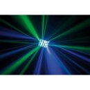 Showtec Energetic, LED-Derby-Effekt, 24x 3 Watt RGBW-LED, 130mW RG-Laser, 16x 0,5 Watt-LED Strobe