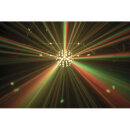 Showtec Colorburst, LED-Spiegelkugeleffekt, 5x 8 Watt RGBW-LED, RG-Laser, 3 Abschnitte