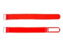 gafer.pl Kabelbinder Klettverschluss 25x550mm 5er Pack rot