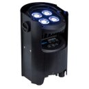 Showtec EventSpot 1600 Q4, 4x 12 Watt RGBW-LED, inkl. Wireless-DMX Receiver, schwarz