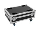 Roadinger Flightcase 4x AKKU BAR-6 Glow QCL Flex QuickDMX...