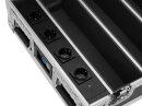 Roadinger Flightcase 4x AKKU BAR-6 Glow QCL Flex QuickDMX mit La