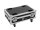 Roadinger Flightcase 4x AKKU BAR-6 Glow QCL Flex QuickDMX mit La