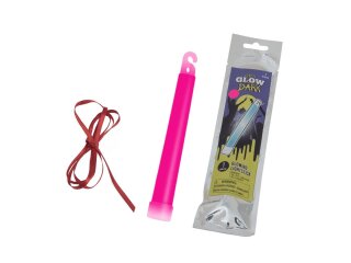 Glow rod, pink, 15cm, 12x