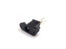 Power socket 2-pin straight supply input