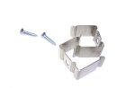 Mounting clip 2 pieces + 2 screws UV-Röhre Komplettset
