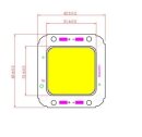 LED COB 100W 3100K LED Profile 100W WW (LTCW1020-100-016)