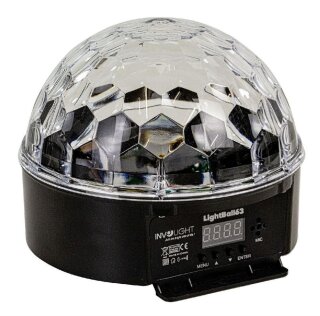 Involight LightBall63, LED Lichteffekt mit 6x 3 Watt RGB LEDs, DMX